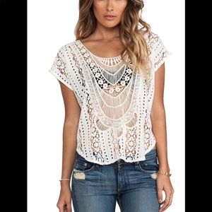 Jen’s Pirate Booty lace top M